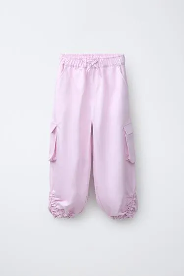 Брюки Barrel со сборками