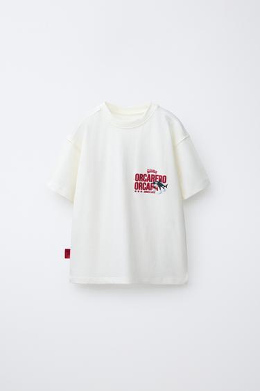 Zara Футболка с принтом на тему ORCA SKIFIDOL ITALIAN BRAINROT™