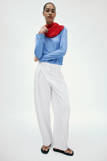 Zara Базовый свитер из тонкого трикотажа