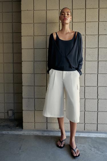 Zara Двуслойный джемпер