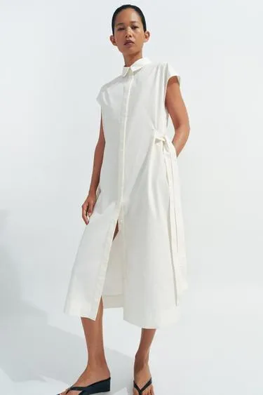 Платье-рубашка с завязками — Zw Collection- Заказать в России