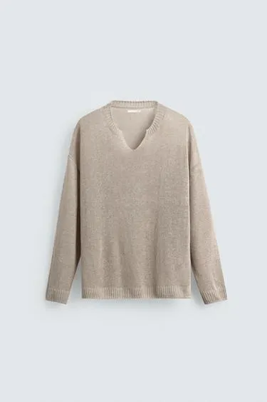 Свитер Relaxed Fit из 100% льна- Заказать в России