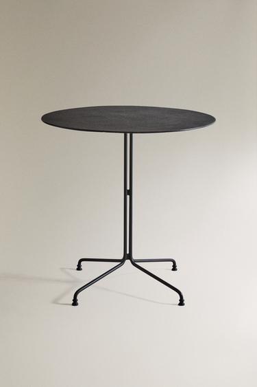 Zara Круглый стол из кованого металла купить с доставкой.