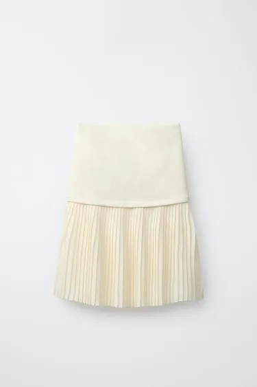 Плиссированная юбка миди