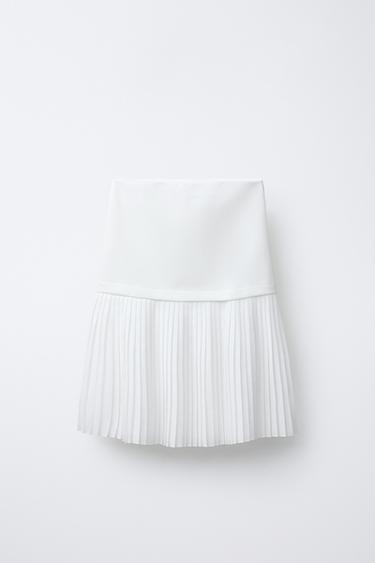Zara Плиссированная юбка миди купить с доставкой.