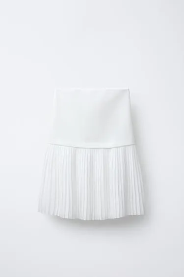 Плиссированная юбка миди