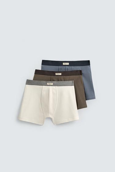 Zara Набор из трех трусов-боксеров