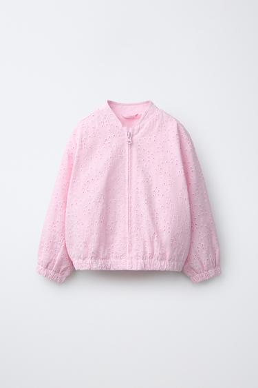 Zara Куртка с вышивкой шиффли
