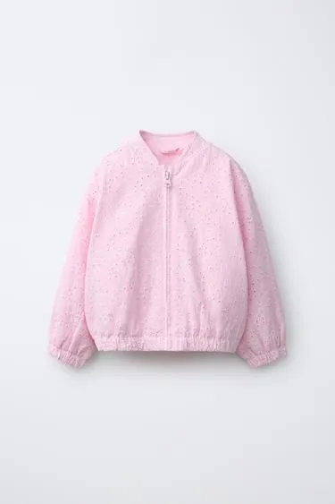 Куртка с вышивкой шиффли- Заказать в России