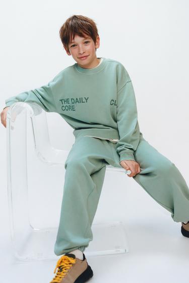 Брюки Balloon из флиса с вышивкой- Заказать в России