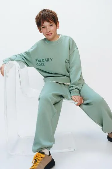 Брюки Balloon из флиса с вышивкой- Заказать в России