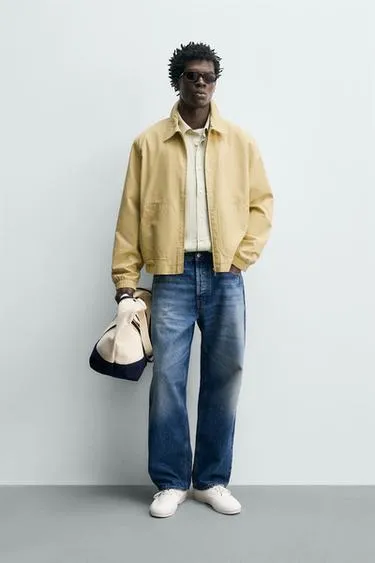 Куртка Regular Fit из хлопка и лиоцелла