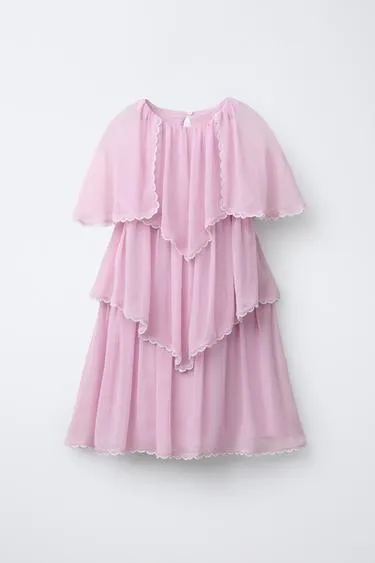 Романтичное ярусное платье- Заказать в России