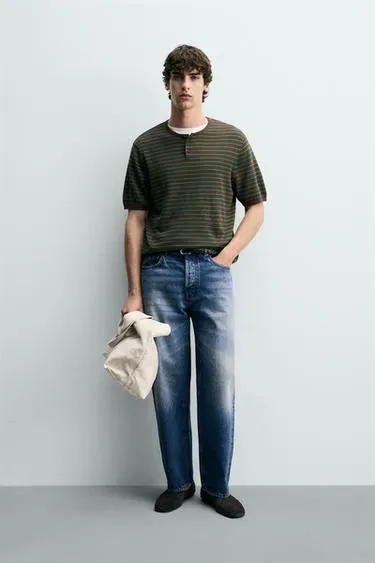 Футболка из смесового хлопка и льна