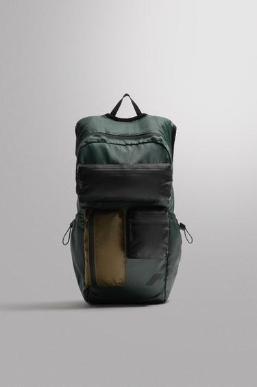 Zara Спортивный рюкзак с множеством карманов, 25 л