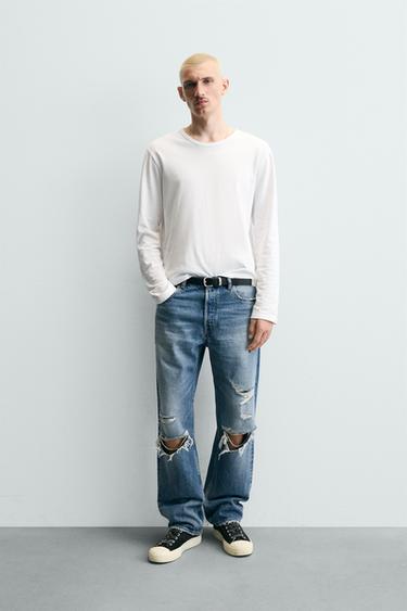 Zara Джинсы прямого кроя