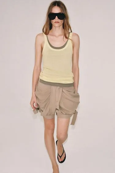 Летний топ с воланами