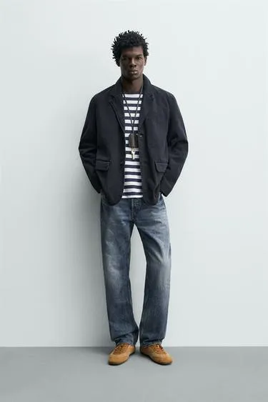 Блейзер Relaxed Fit из хлопка- Заказать в России