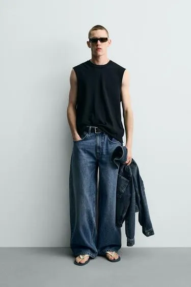 Майка из хлопкового трикотажа