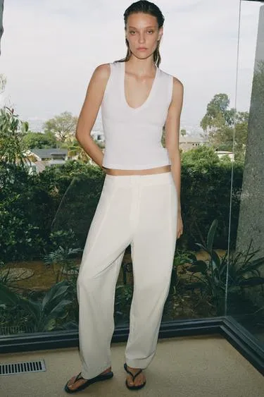 Брюки из смесового льна — Zw Collection- Заказать в России