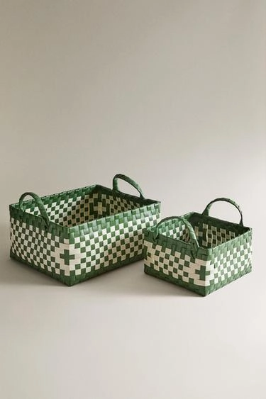 Плетеная корзина- Заказать в России