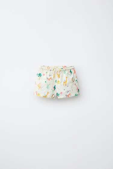 2–6 лет/ плавки с анималистическим принтом