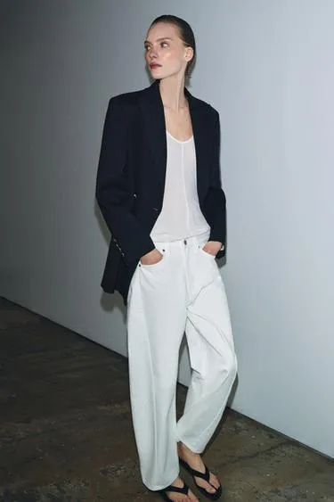 Джинсы Zw Collection Ankle Relaxed со средней посадкой- Заказать в России