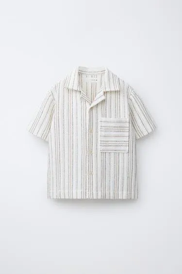 Рубашка-боулинг в полоску