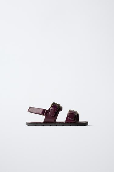 Zara Кожаные сандалии