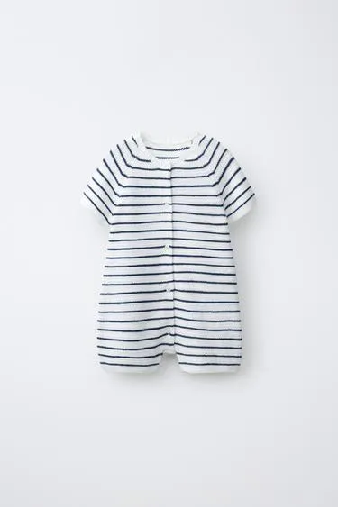 Короткий комбинезон в полоску- Заказать в России