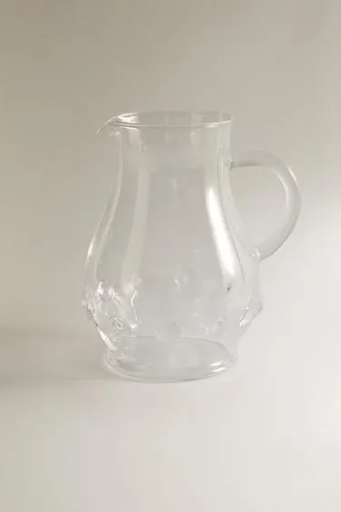 Кувшин из боросиликатного стекла с точками- Заказать в России