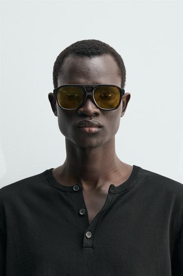 Zara Прямоугольные солнцезащитные очки