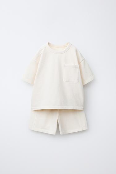 Zara Джоггеры из футболки и бермуд