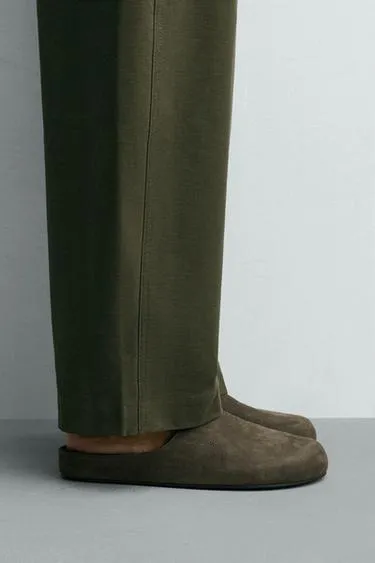 Кожаные сабо- Заказать в России