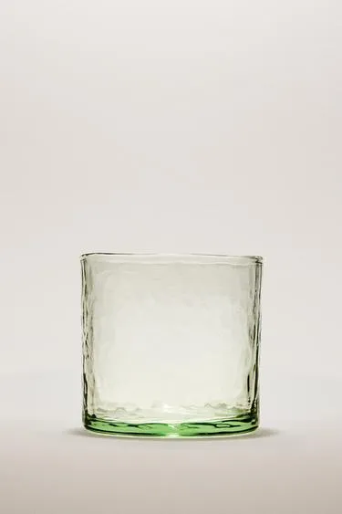 Стакан из стекла с молотковым эффектом- Заказать в России