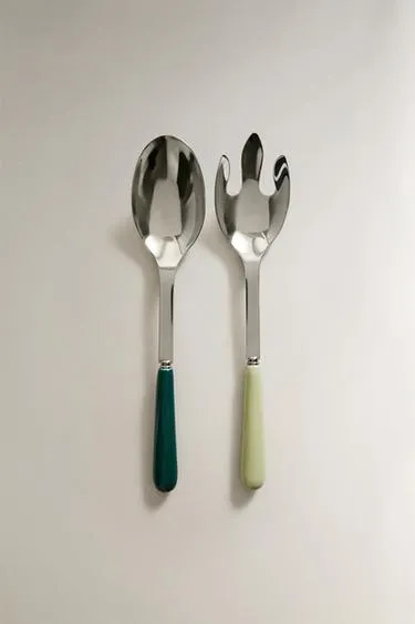 Набор столовых приборов для салата с керамической ручкой (набор из 2)