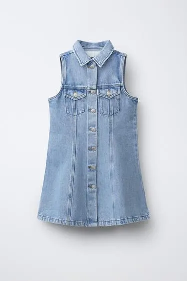 Джинсовое платье- Заказать в России