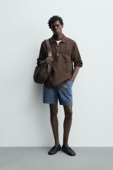 Zara Джоггеры с эффектом потертости