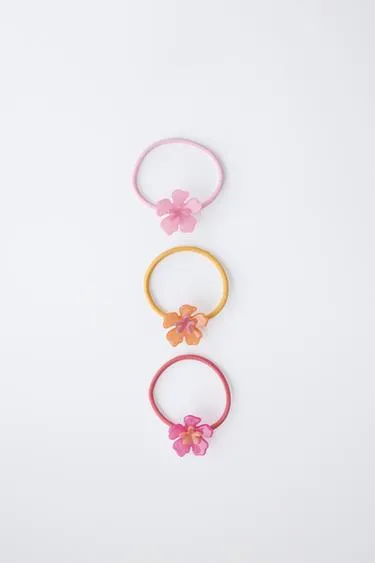 Набор из 3 резинок для волос «цветок гибискуса»- Заказать в России