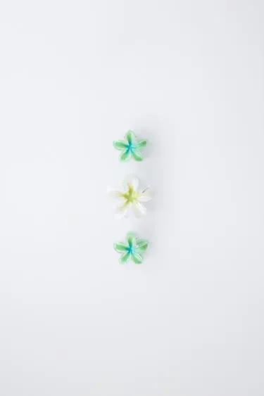 Набор из трех заколок «гибискус»- Заказать в России