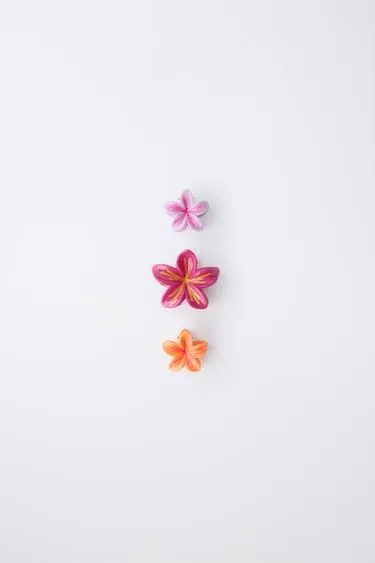 Набор из трех заколок «гибискус»- Заказать в России