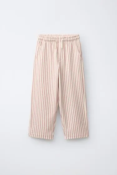 Брюки Relaxed Fit в полоску