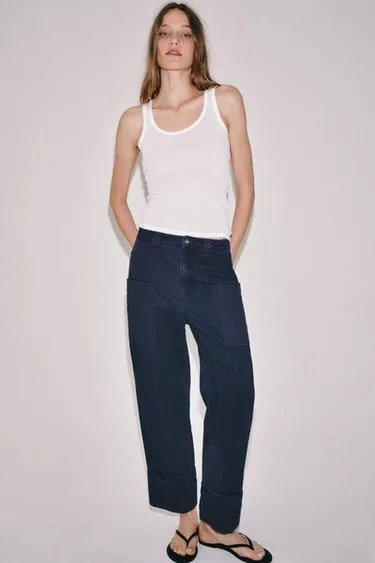 Брюки с комбинированными карманами — Zw Collection- Заказать в России