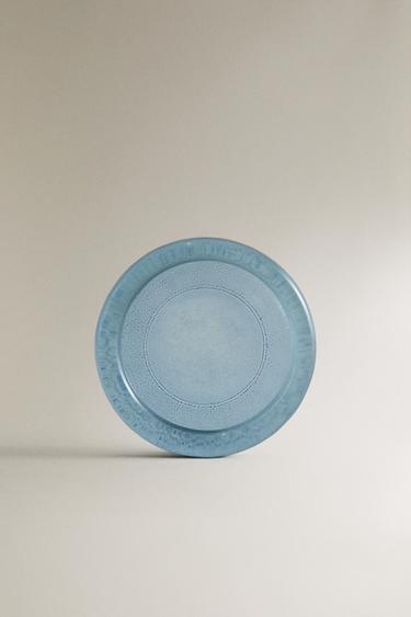 Zara Прозрачная синяя мыльница для ванной из стекла