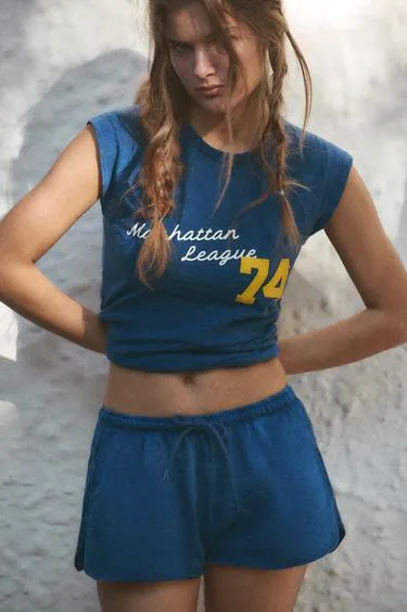 Шорты из хлопка с кулиской