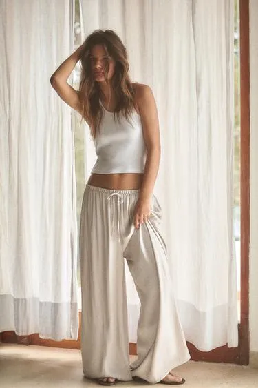 Свободные брюки палаццо