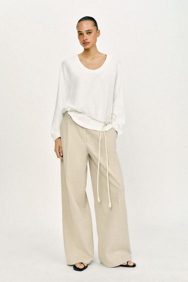 Zara Свитер с круглым вырезом