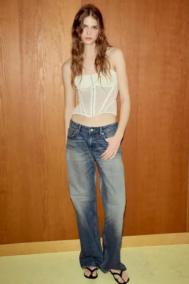 Корсет с кружевом- Заказать в России