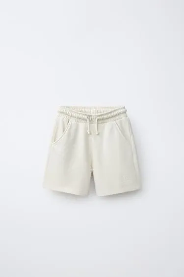 Шорты из мягкой ткани с окрашиванием и вышивкой- Заказать в России