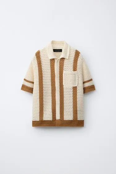 Рубашка из кружева кроше- Заказать в России